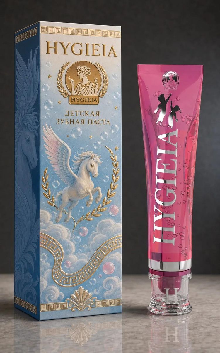 Детская зубная паста Hygieia «Пегас»